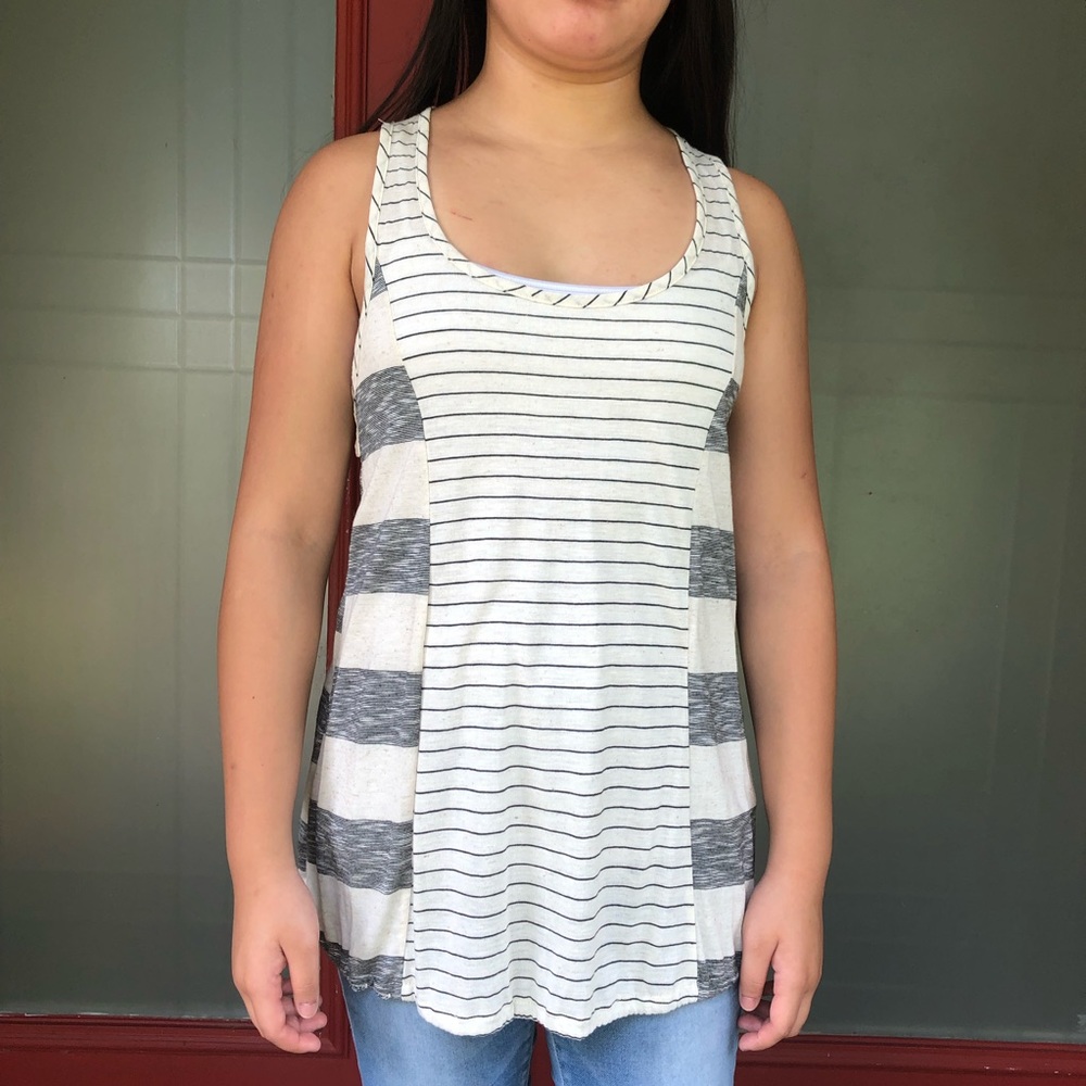 Full Tilt Striped Tank Top NWT